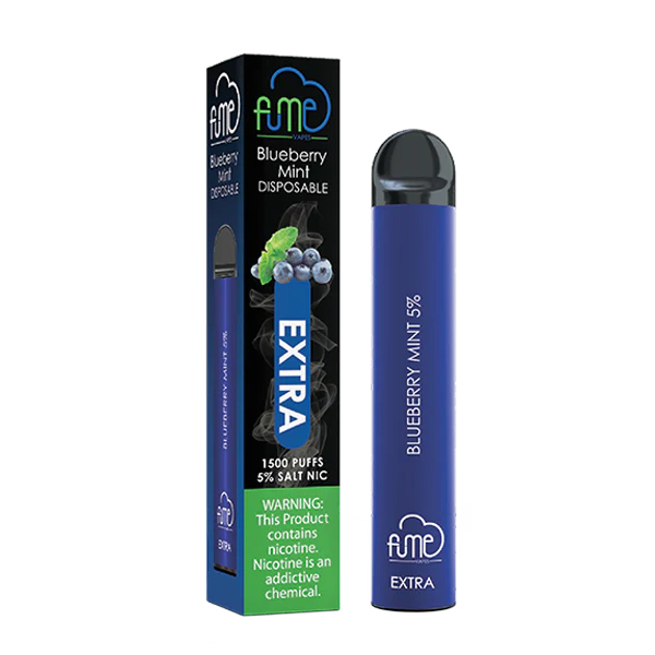 Fume Extra 1,500 Puffs - π«πΏ Blueberry Mint