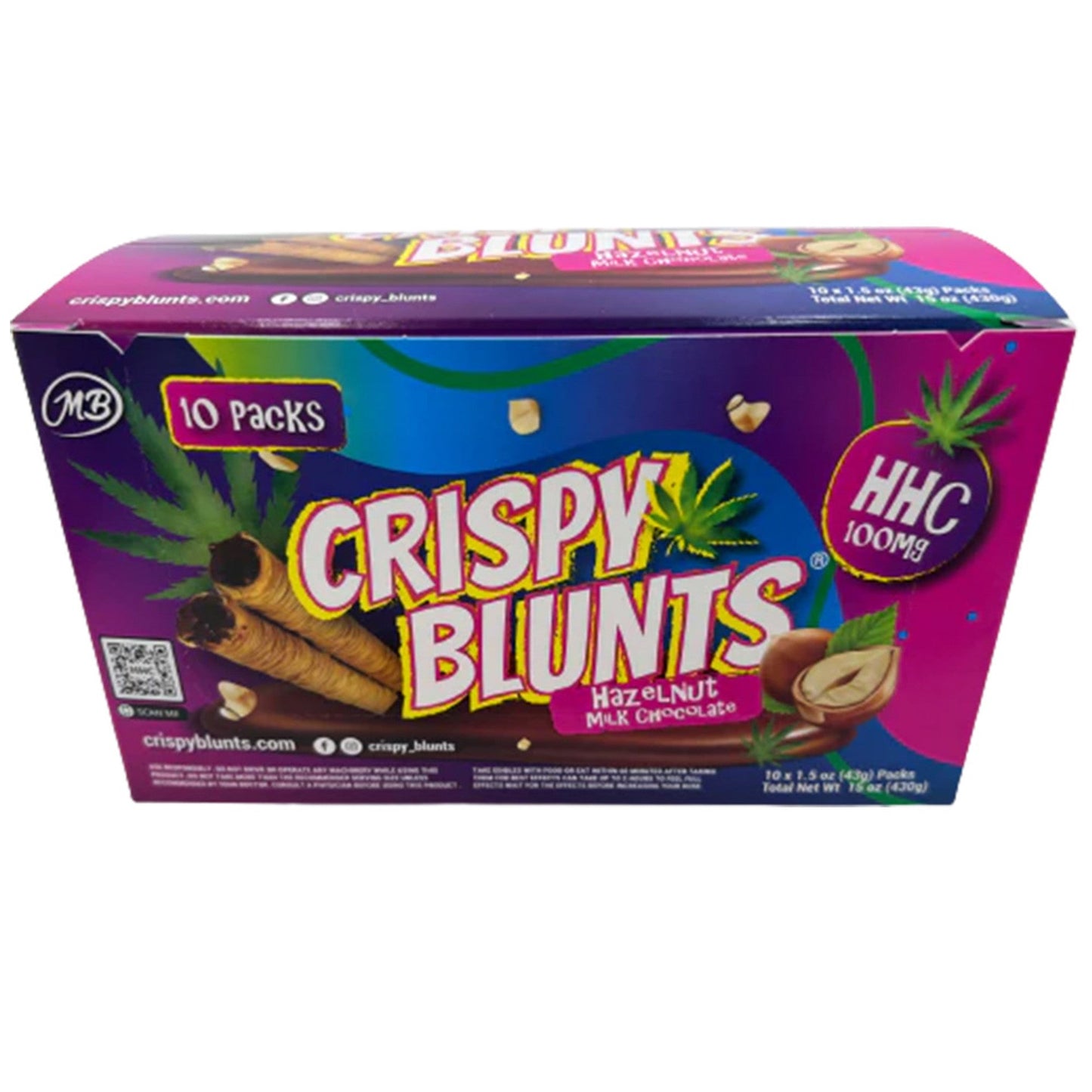 Crispy Blunts Hazelnut Milk Chocolate