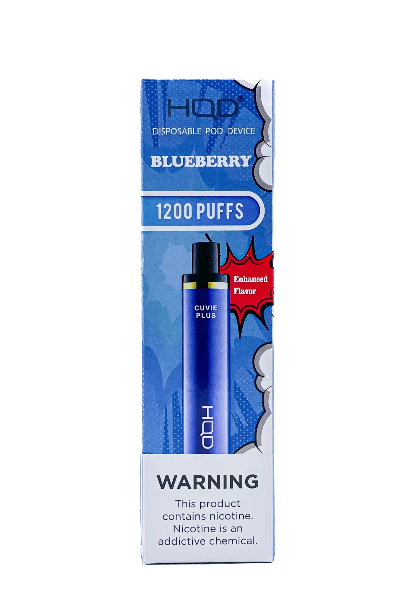 HQD Cuvie Plus 1,200 Puffs - π« Blueberry