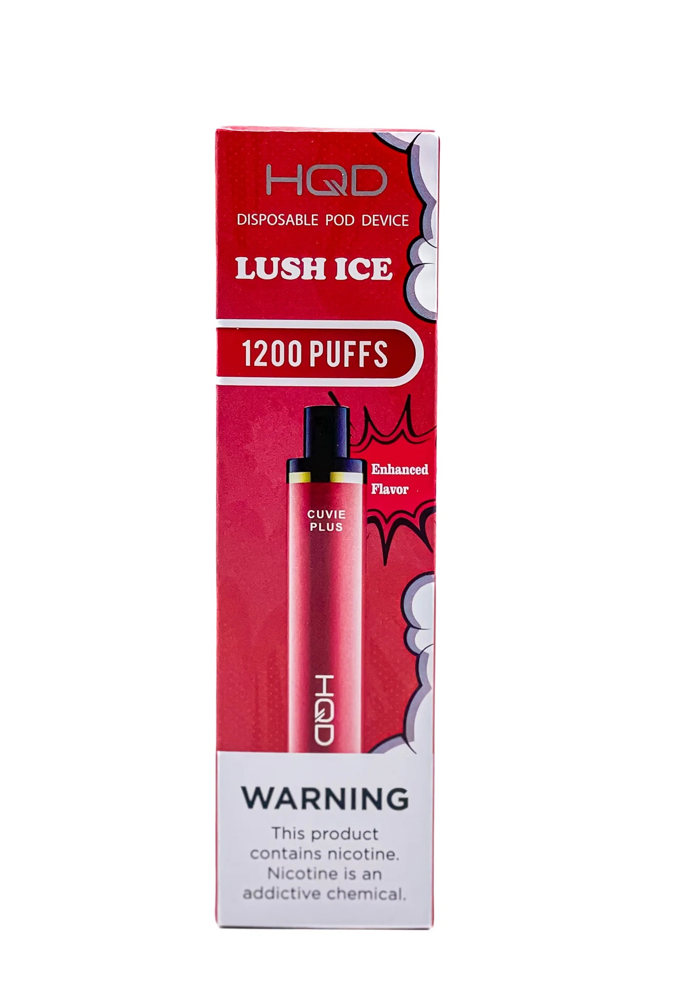 HQD Cuvie Plus 1,200 Puffs - π Lush Ice