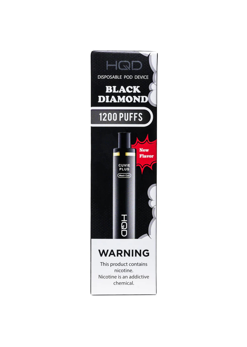 HQD Cuvie Plus 1,200 Puffs - ❄️ Black Ice