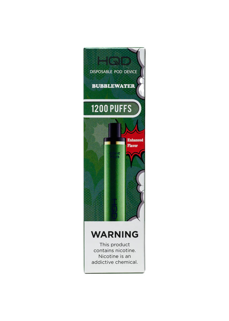 HQD Cuvie Plus 1,200 Puffs - π¦ Bubble Water