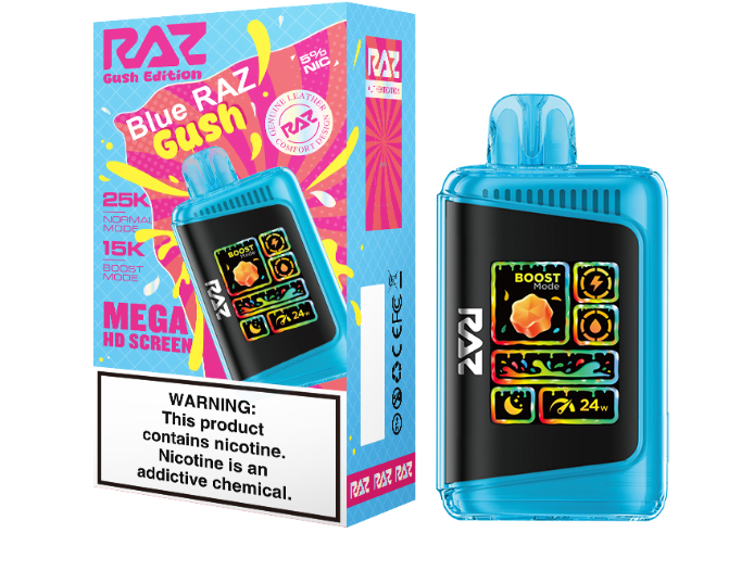 Raz 25000 - Blue Raz Gush