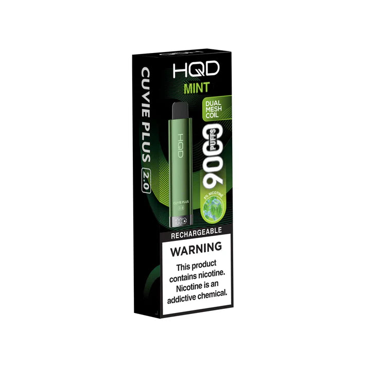 HQD Cuvie Plus 2.0 9,000 Puffs 0mg Nicotine