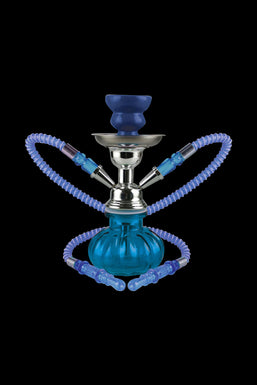 Premium Hookah 9 Inch Pumkin Blue