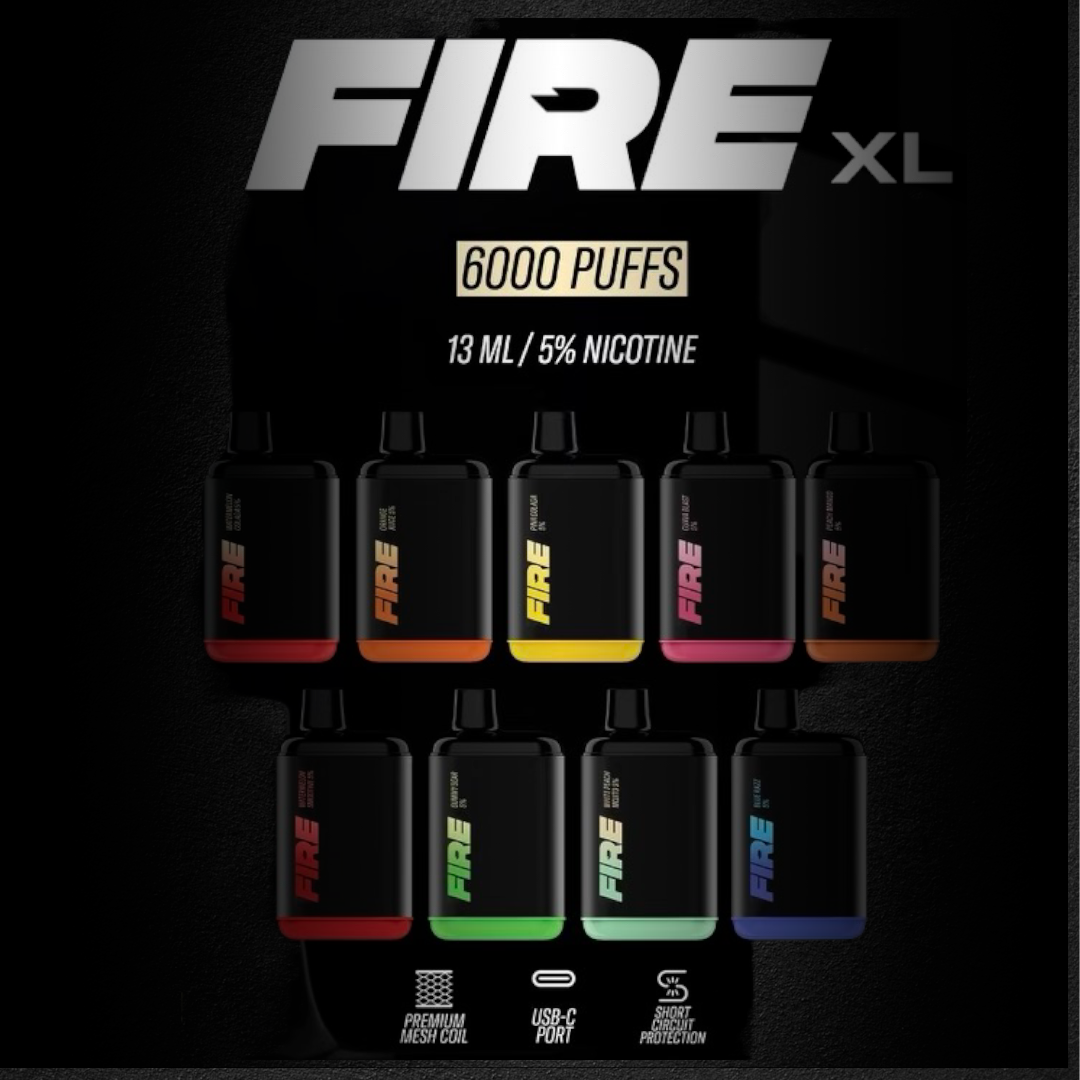 Fire Xl 6000 Strawberry Banana