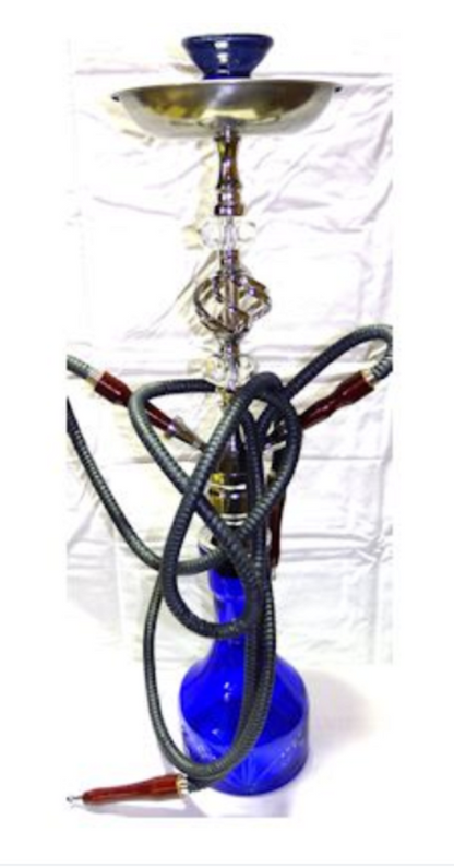 Precious Hookah 1 Hose Blue