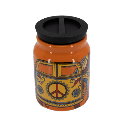 Hippy Bus Ceramic Storage Jar