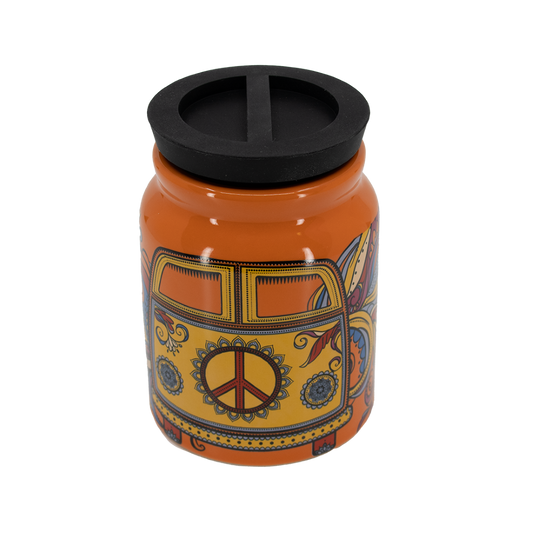 Hippy Bus Ceramic Storage Jar