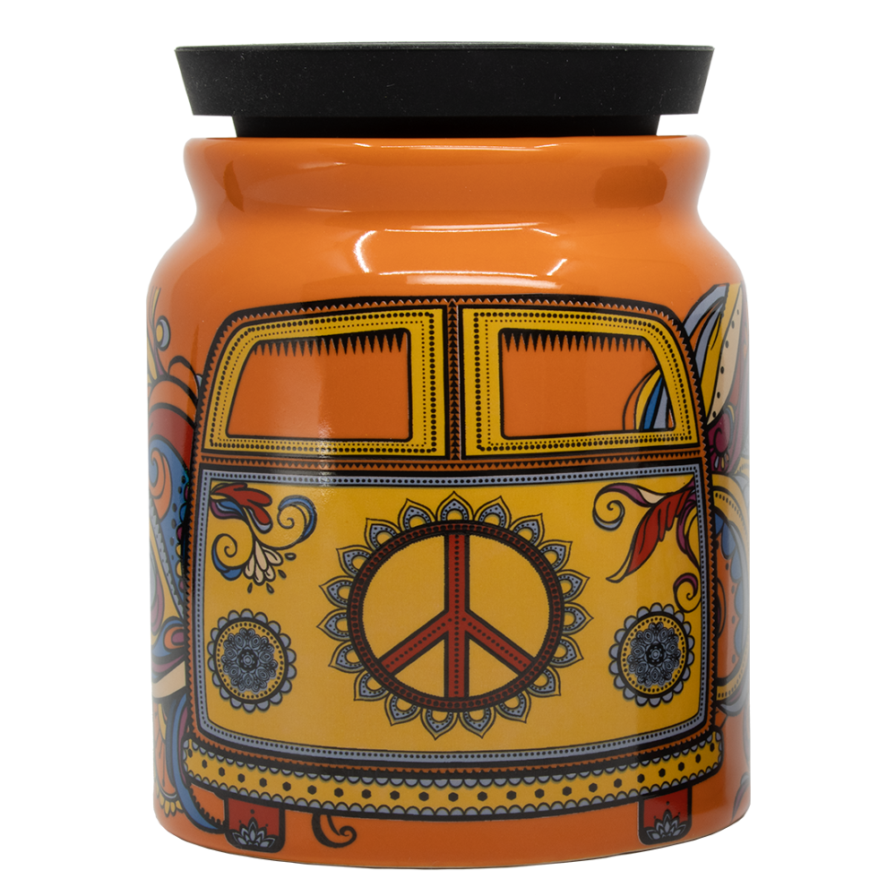 Hippy Bus Ceramic Storage Jar