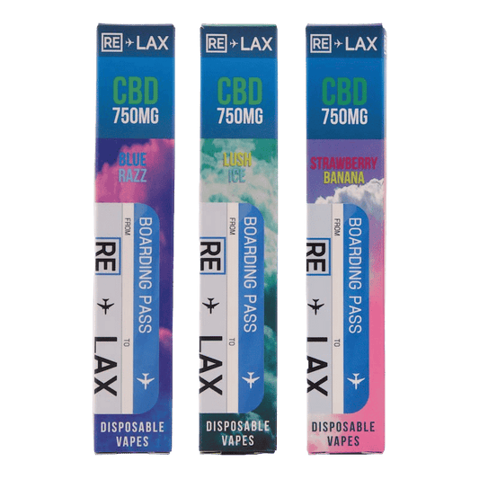 Re Lax Cbd Vape Strawberry Banana