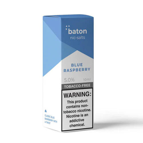 Baton Nicotine Salt E-Liquid 10ML 5% -  🔵🍇 Blue Raspberry