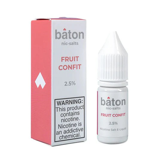 Baton Nicotine Salt E-Liquid 10ML 2.5% - Fruit Confit