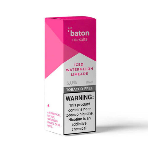 Baton Nicotine Salt E-Liquid 10ML 5% -  🍉 Iced Watermelon Limeade