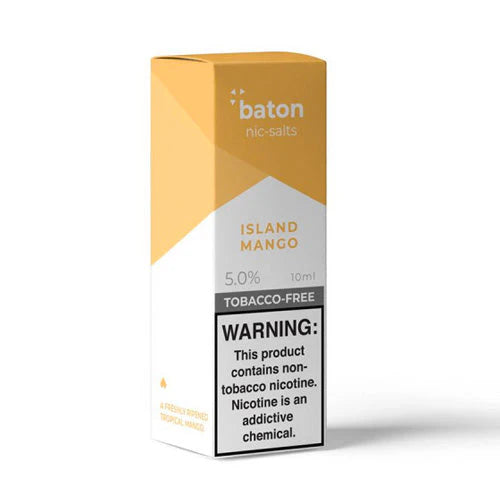 Baton Nicotine Salt E-Liquid 10ML 5% -  🥭 Island Mango