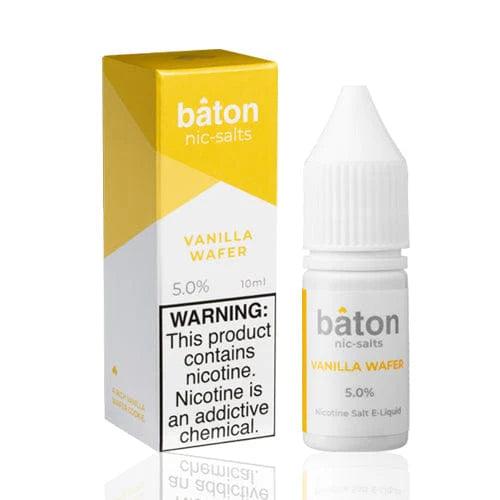 Baton Nicotine Salt E-Liquid 10ML 5% - 🍪 Vanilla Wafer