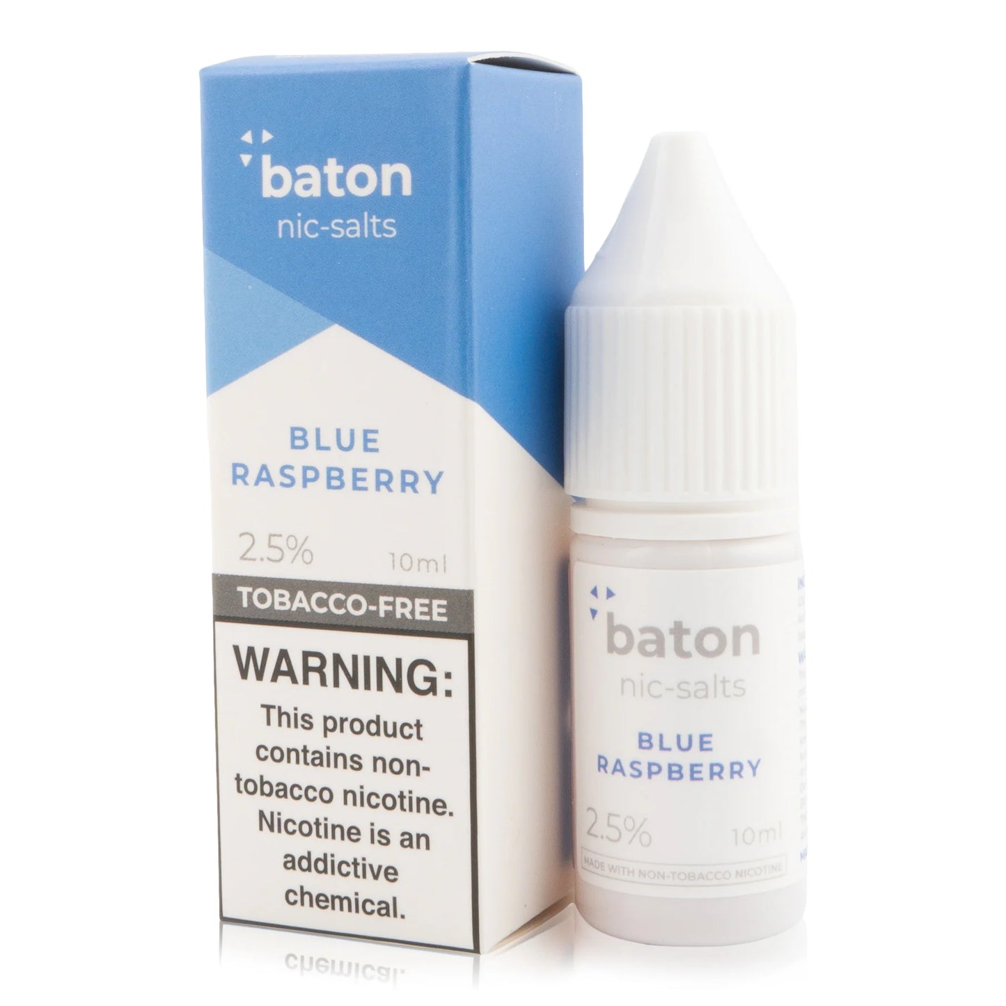 Baton Nicotine Salt E-Liquid 10ML 2.5% - 🔵🍇 Blue Raspberry