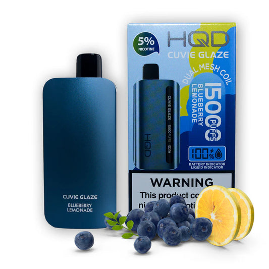 HQD Cuvie Glaze 15,000 Puffs - Blueberry Lemonade