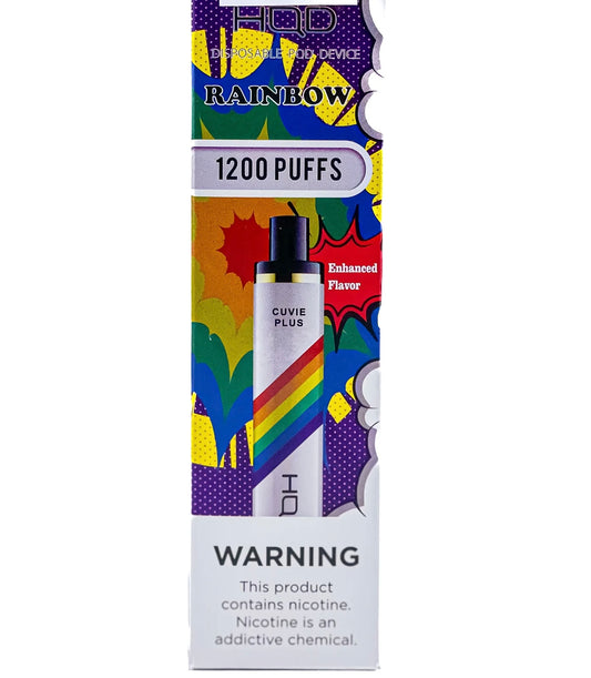 HQD Cuvie Plus 1,200 Puffs - 🌈 Rainbow