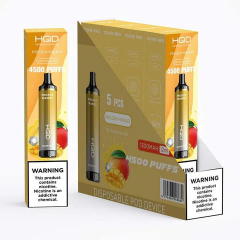 HQD Cuvie Pro 4,500 Puffs - Frozen Mango (Individual)