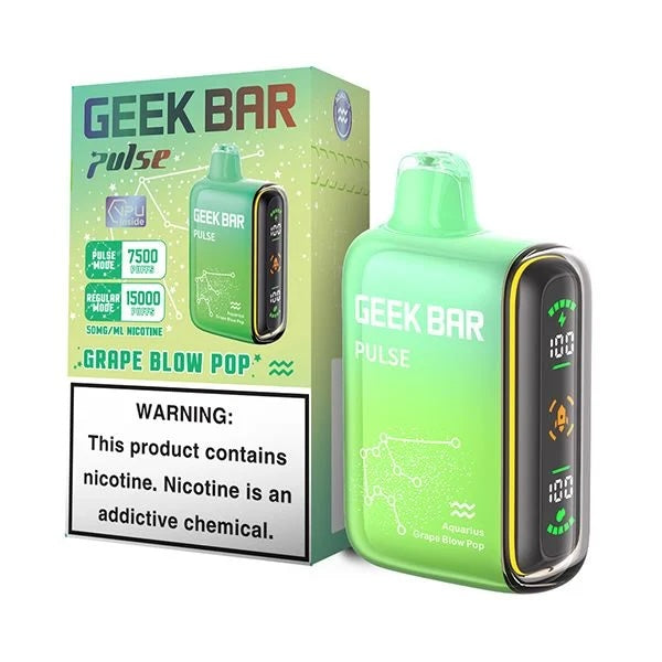 Geek Bar Pulse 15000 - Grape Blow Pop