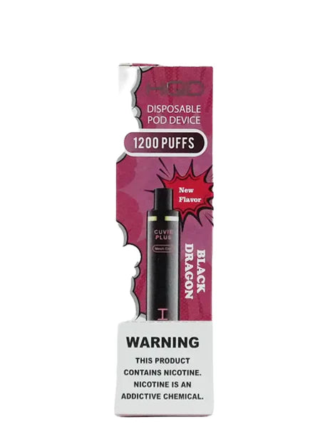 HQD Cuvie Plus 1,200 Puffs - 🐲 Black Dragon