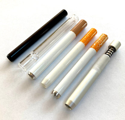 Cigarette Tabacco Pipe Metal One Hitter Colorful