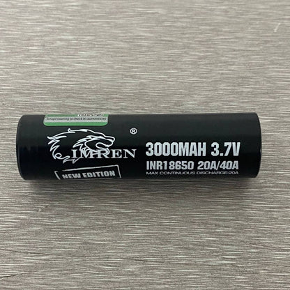 Imren 18650 2500 Mah Max 40A.  Price Per Batter Indivually