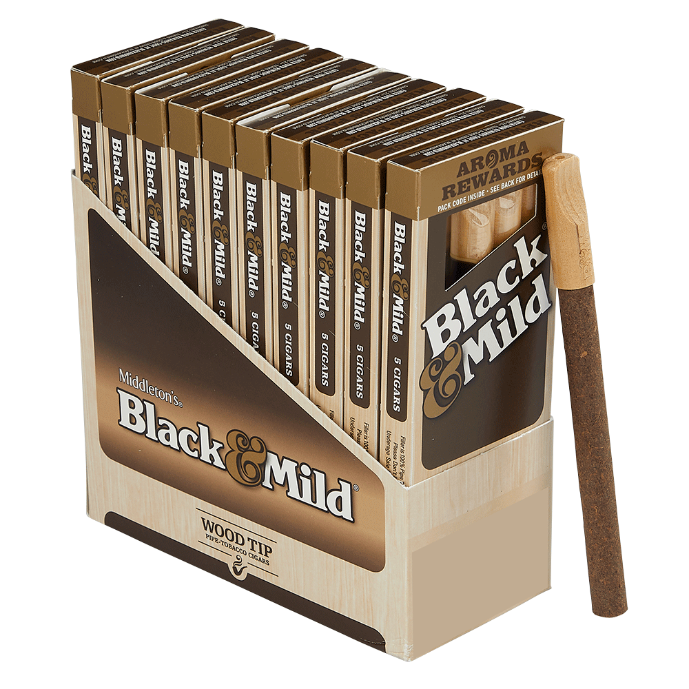Black & Mild Regular Wood Tip 5 Pack