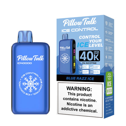 Pillow Talk 40,000 Puffs - Blue Razz Ice 🫐❄️