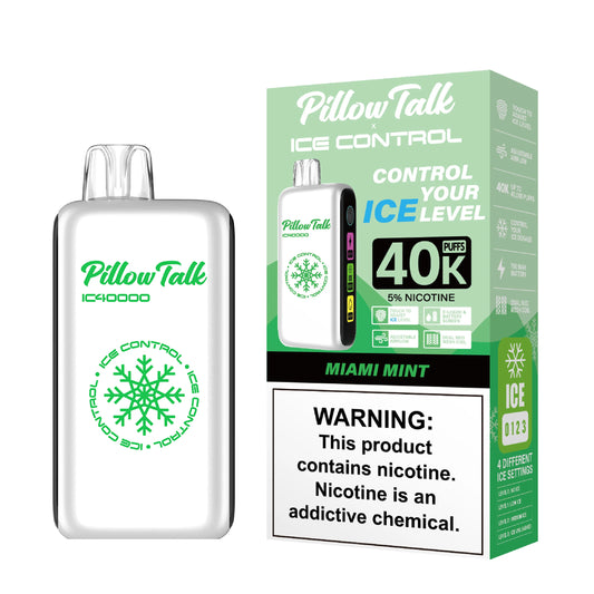 Pillow Talk 40,000 Puffs - Miami Mint 🌴🍃