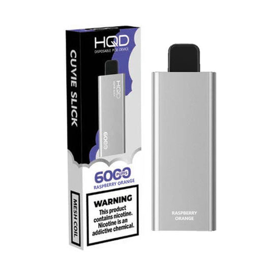 HQD Cuvie Slick 6,000 Puffs - Raspberry Orange