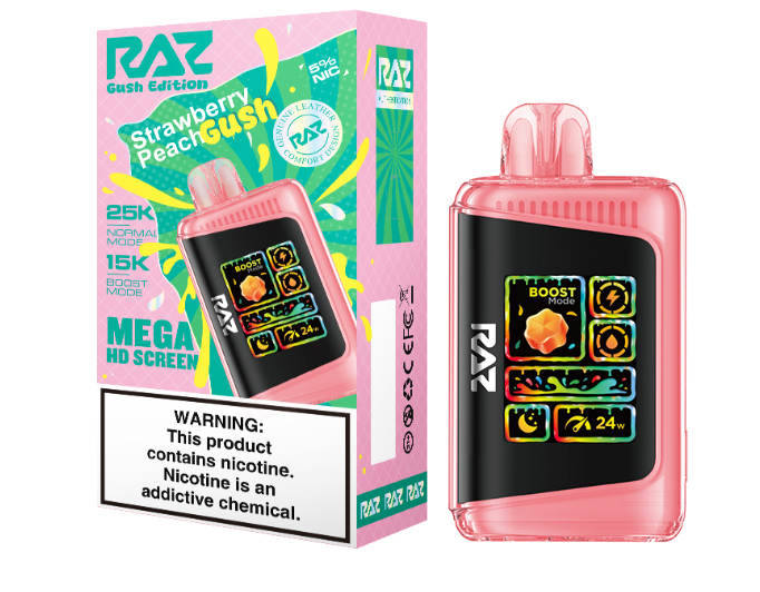 Raz 25000 - Strawberry Peach Gush