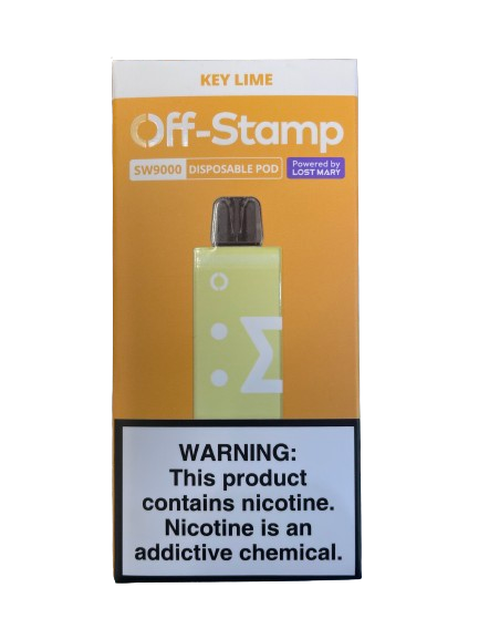 Off-Stamp 9,000 Puffs (Pod Only) - Key Lime 🍋🗝️🍈