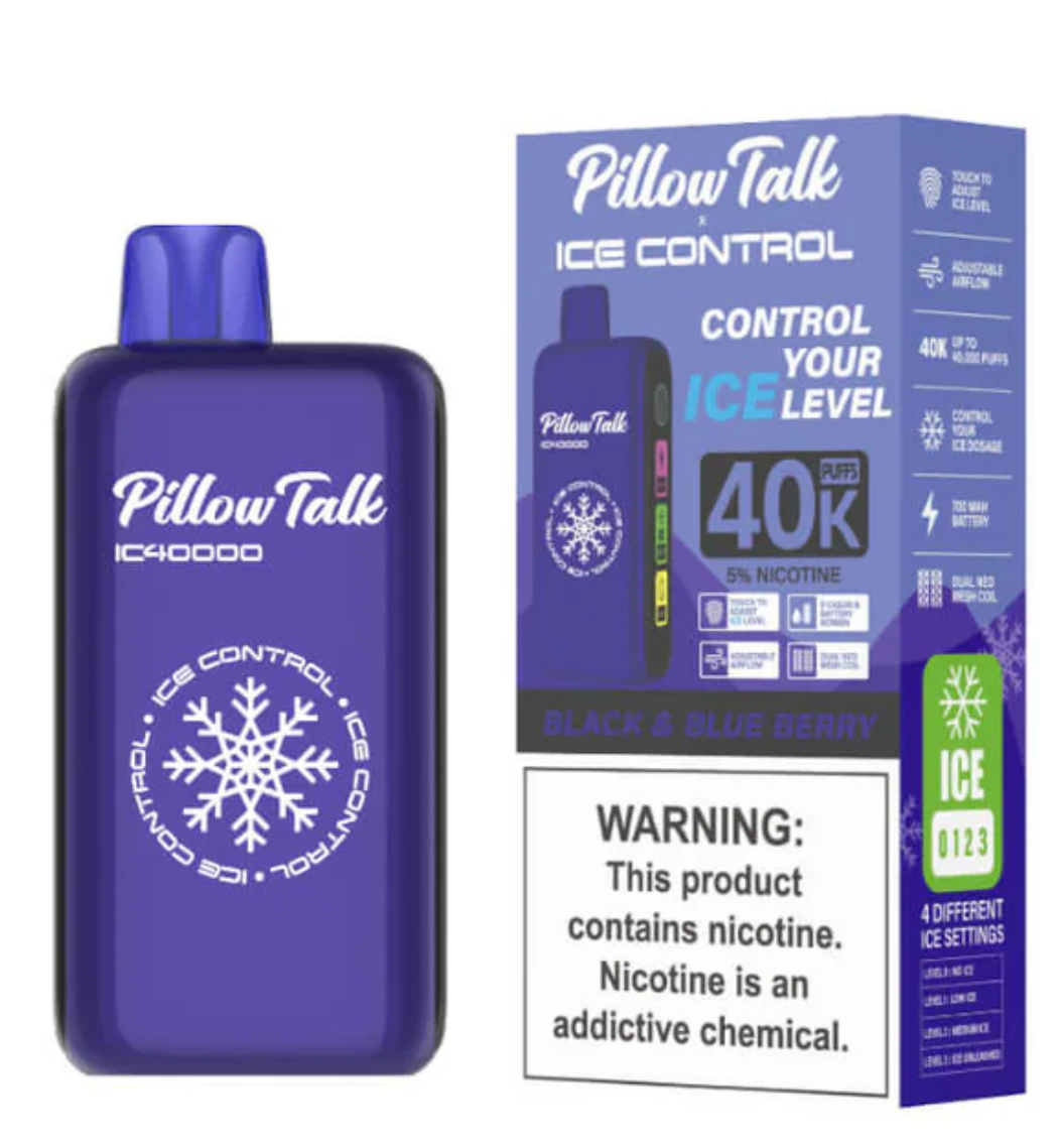 Pillow Talk 40,000 Puffs - Black and Blue Berry