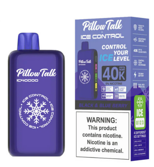 Pillow Talk 40,000 Puffs - Black and Blue Berry