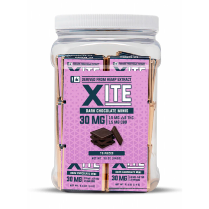 Xite Dark Chocolate Minis 30mg