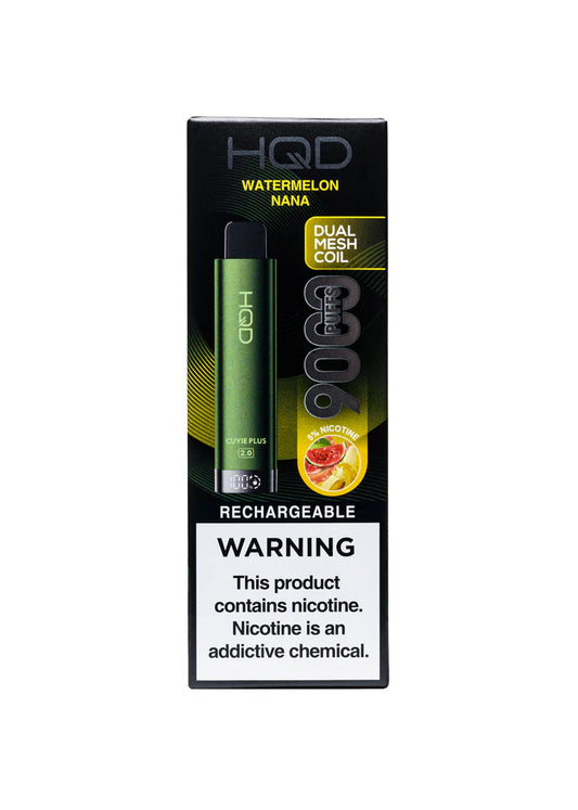 HQD Cuvie Plus 2.0 9,000 Puffs - Watermelon Nana