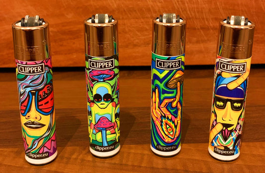 Clipper Flower Print Reusable Lighter