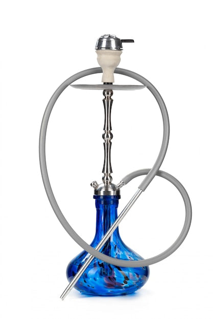 Premium Hookah 9 Inch Pumkin White