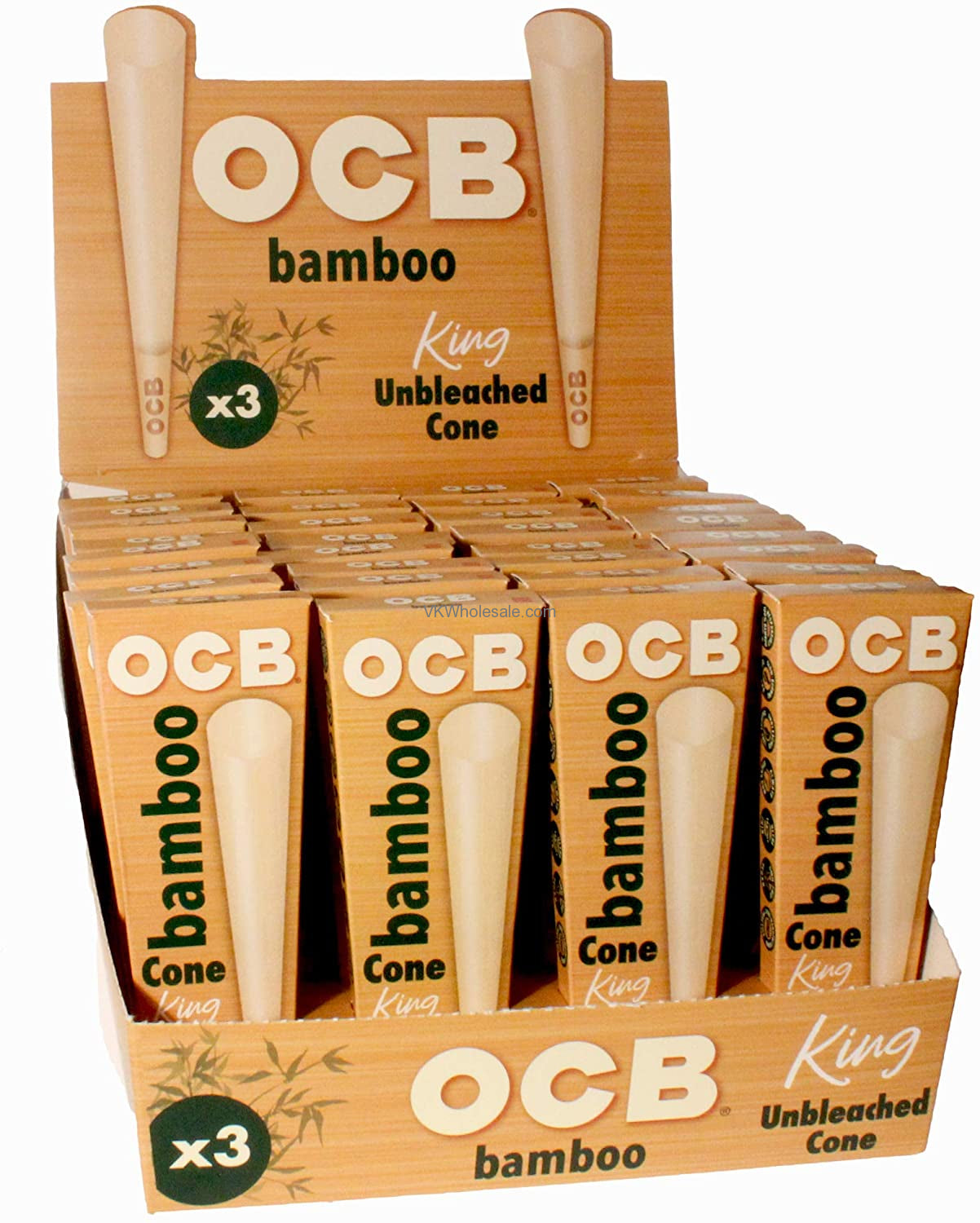 OCB Bamboo Cones King Size